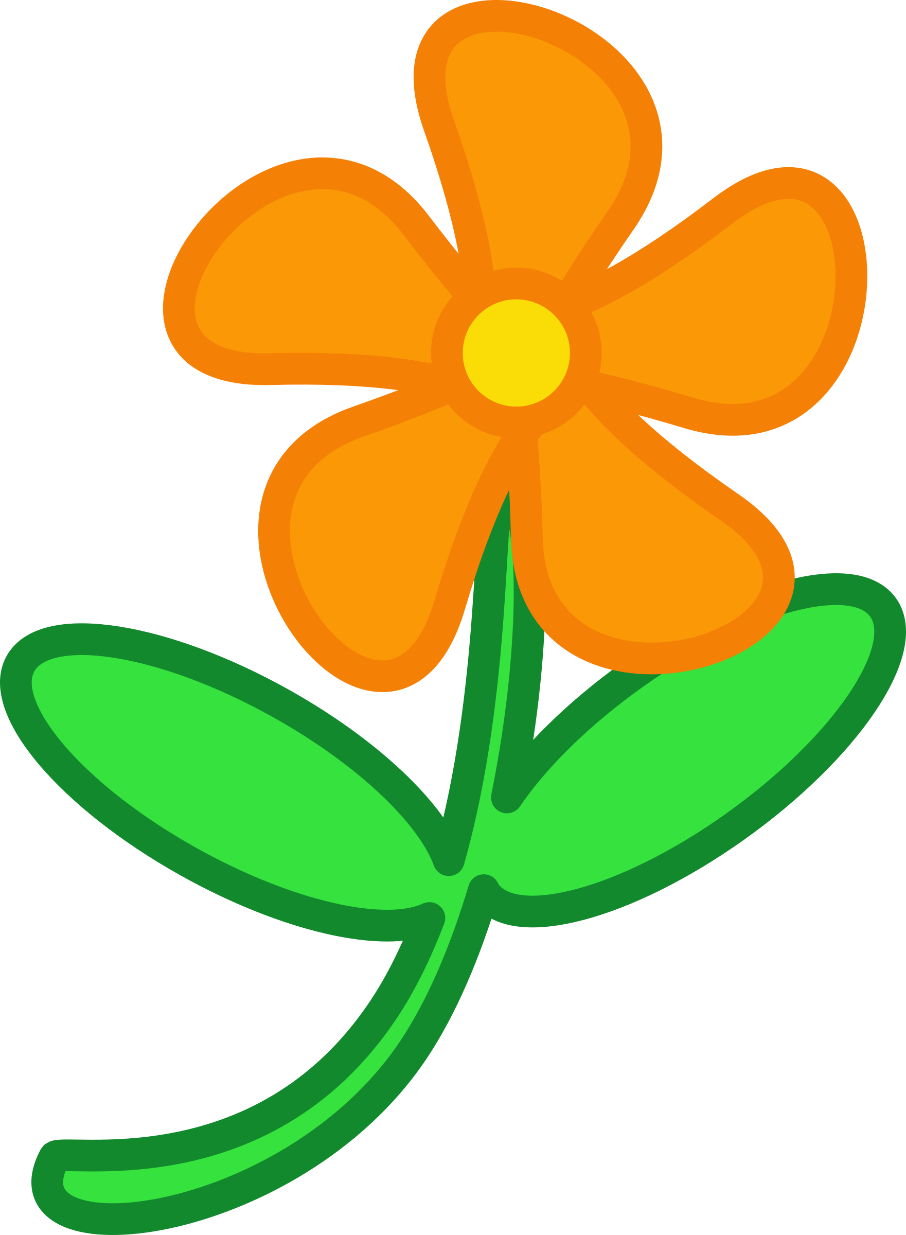 Cartoon Flower PNG Transparent