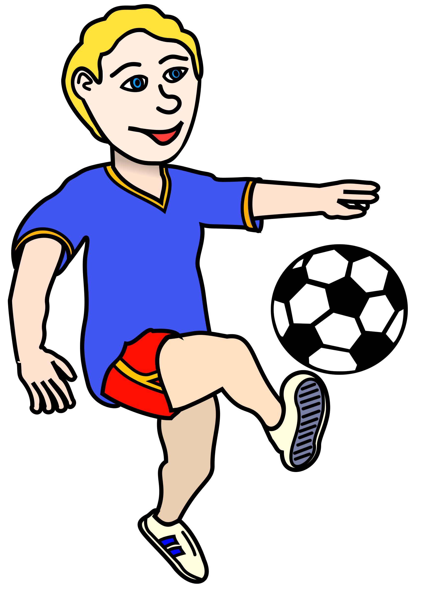 Cartoon Football PNG Pic