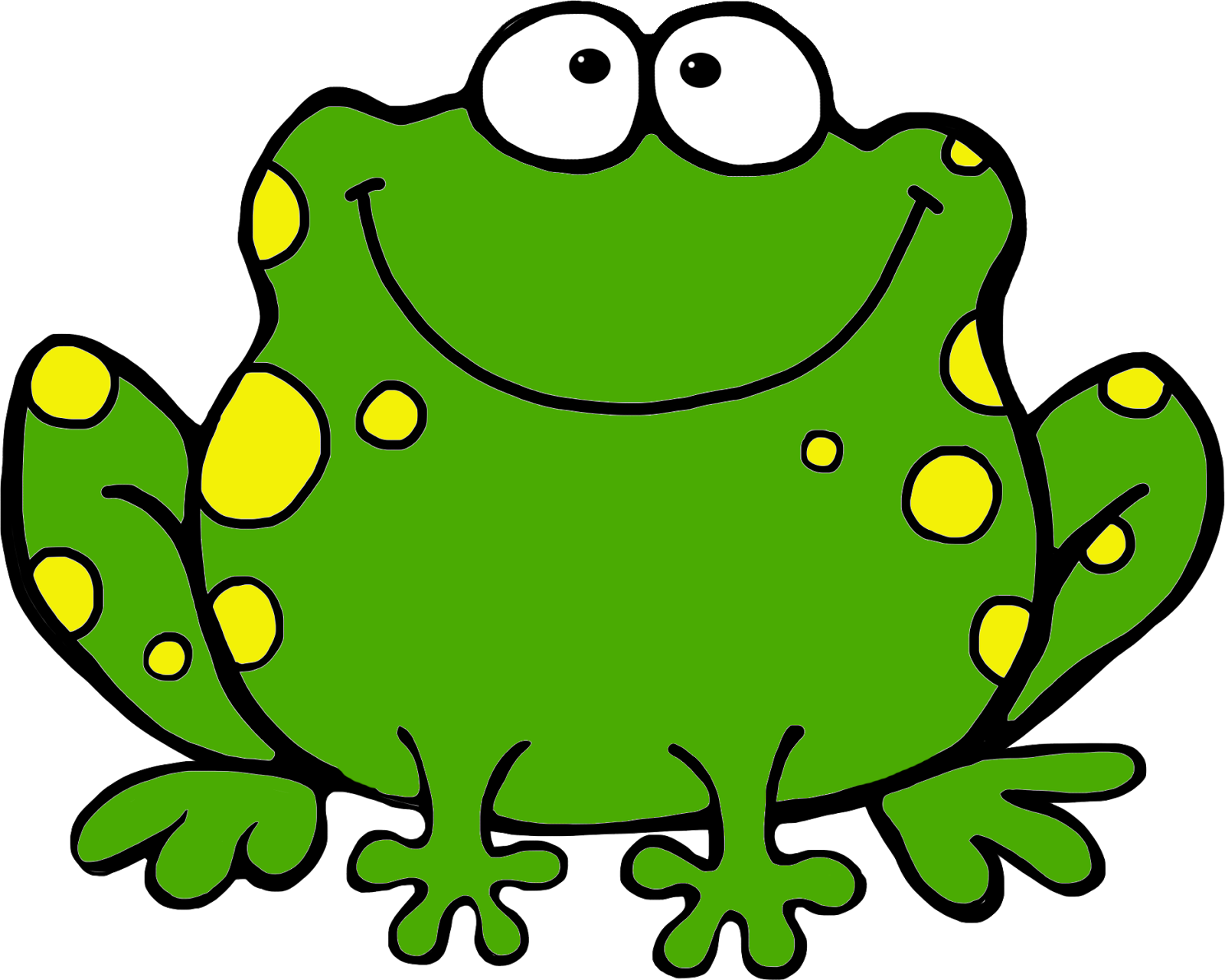 Cartoon Frog PNG Isolated File