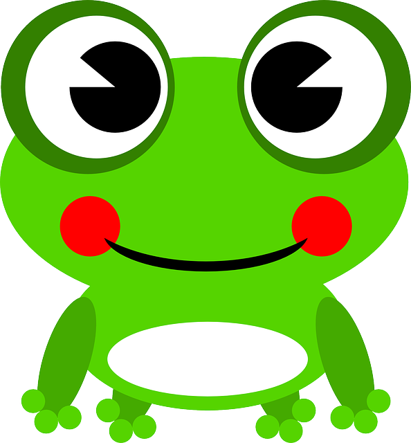 Cartoon Frog PNG Isolated Pic