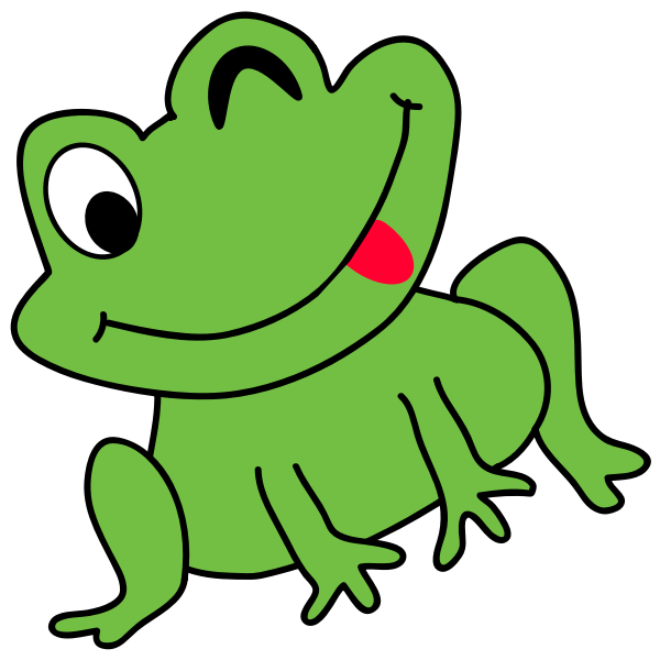 Cartoon Frog PNG Photo
