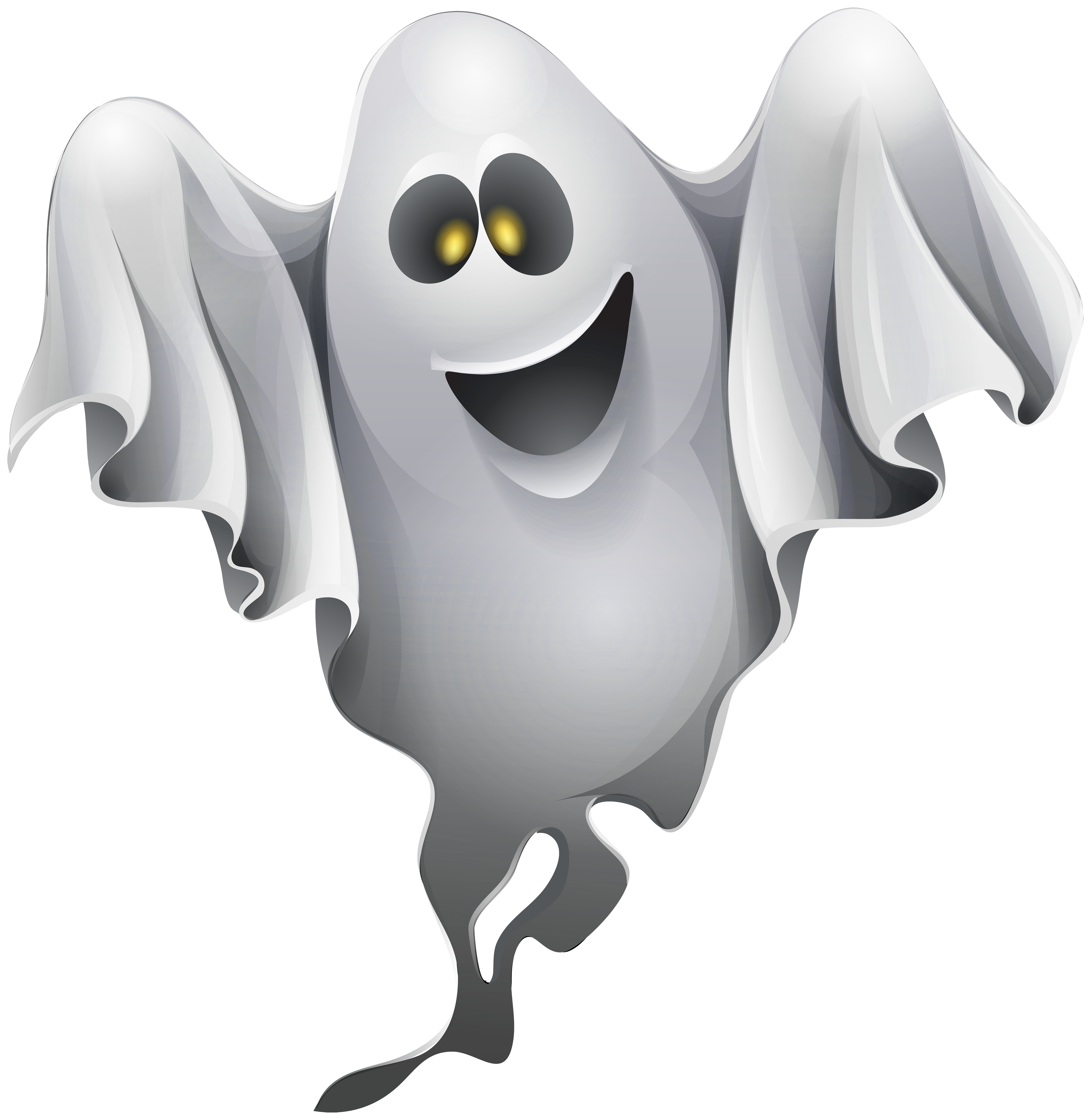 Cartoon Ghost PNG HD Isolated