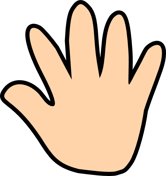 Cartoon Hand PNG Isolated File