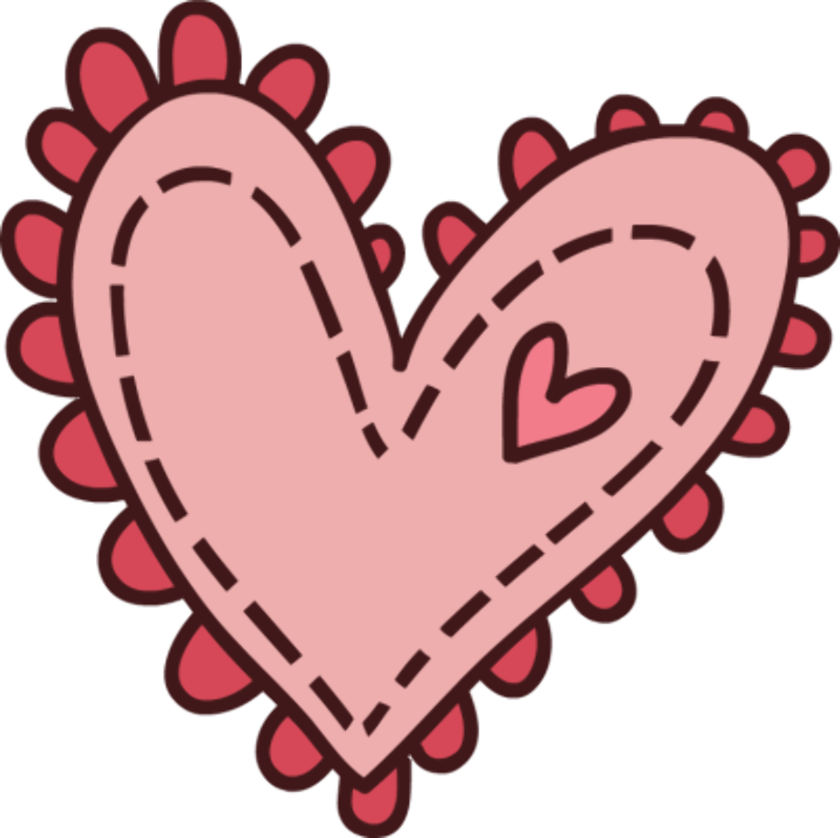 Cartoon Heart PNG HD Isolated