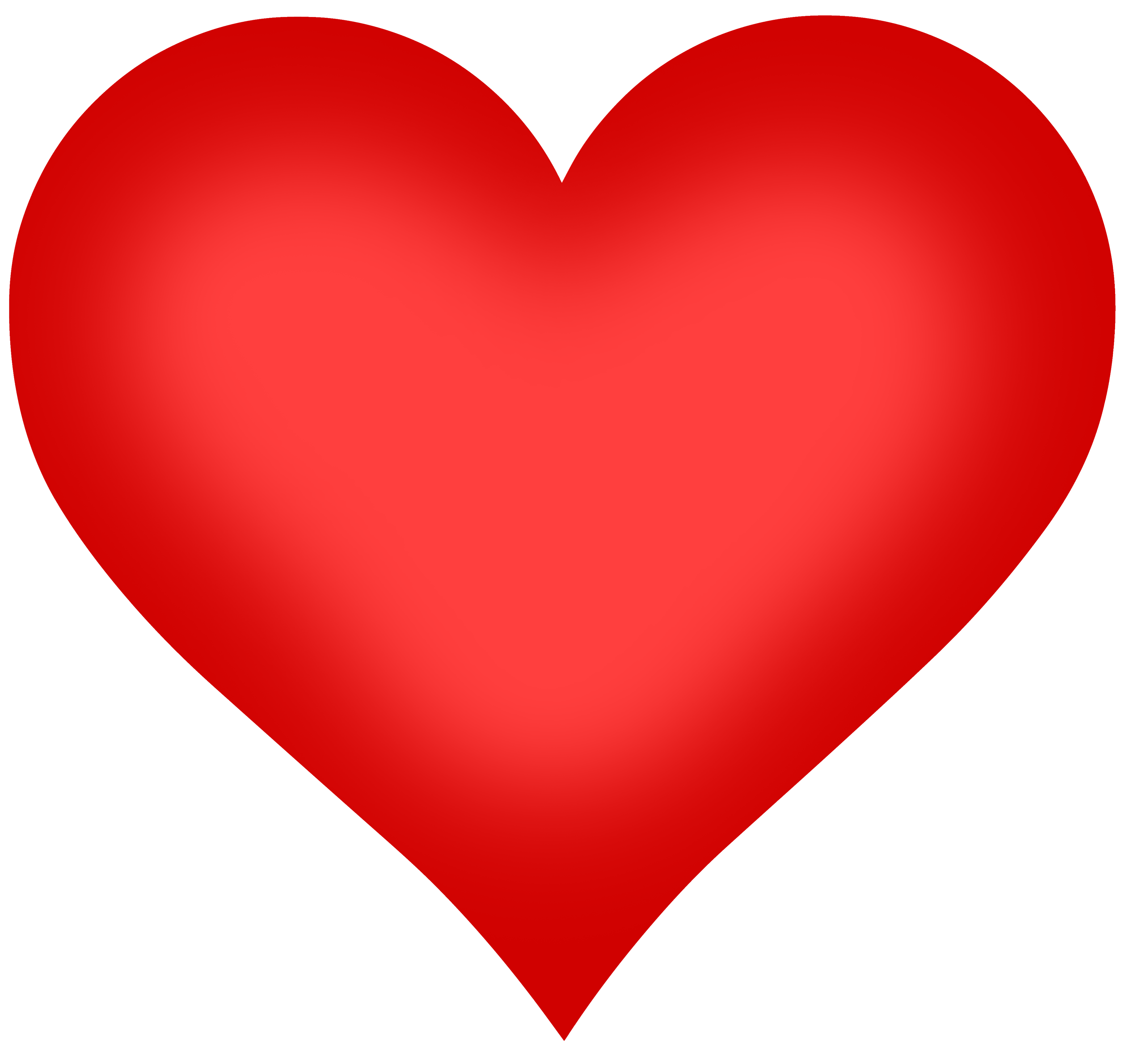 Cartoon Heart PNG Isolated File