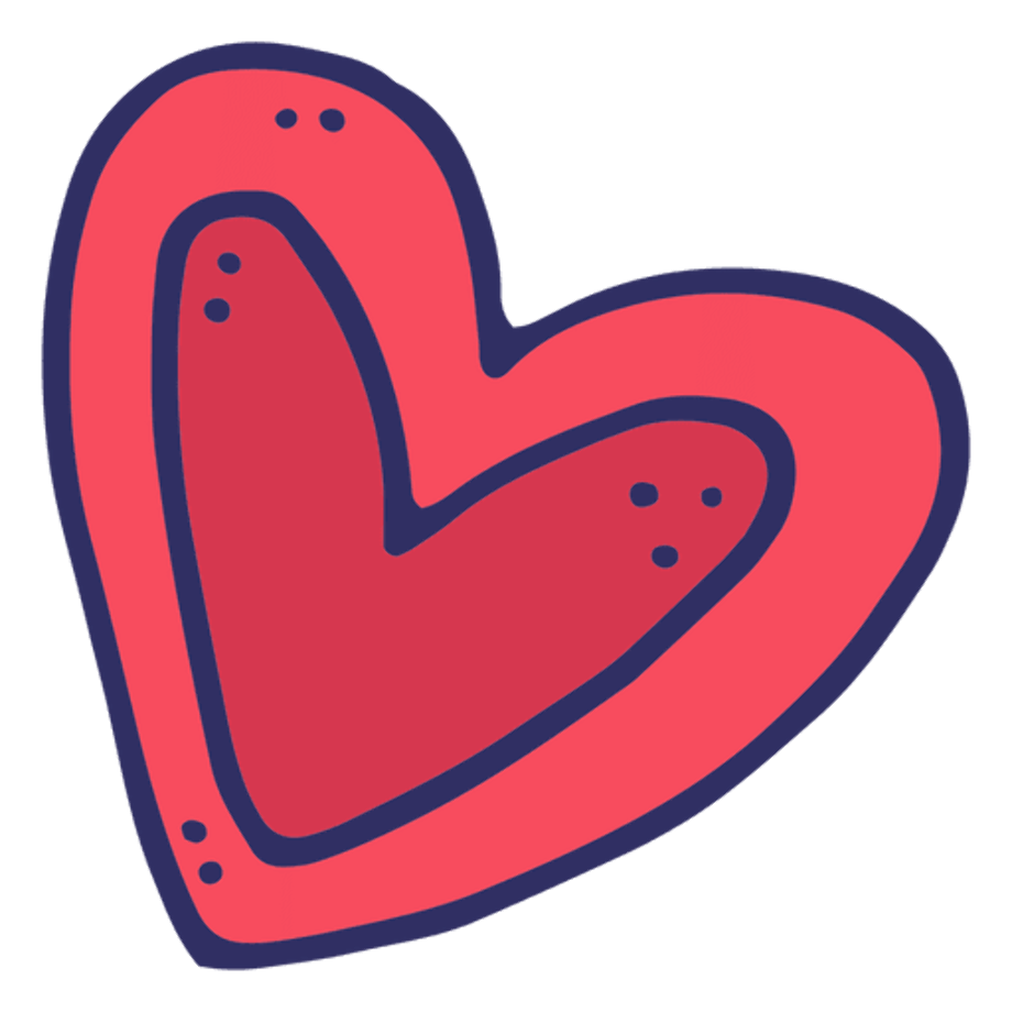 Cartoon Heart PNG Transparent