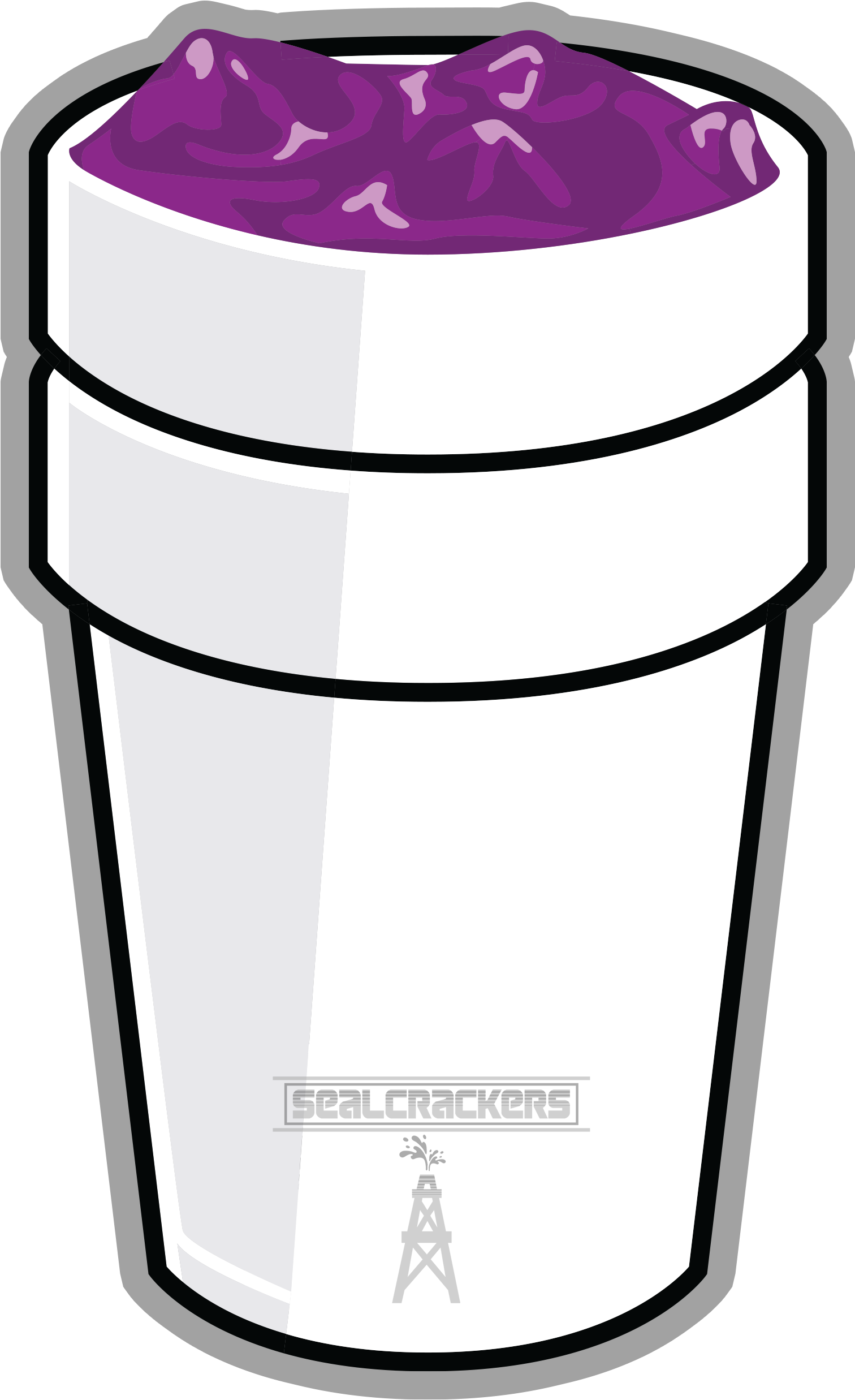 Cartoon Lean Cup PNG Isolated HD