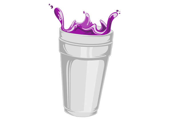 Cartoon Lean Cup PNG Isolated Photos