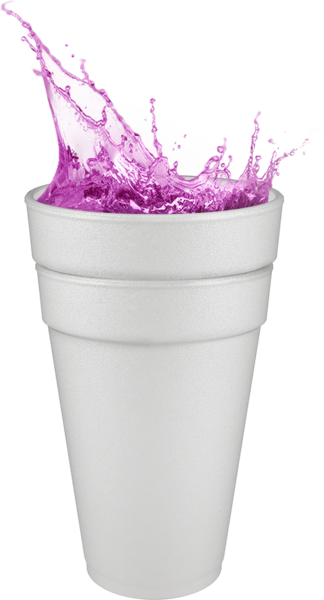Cartoon Lean Cup PNG Isolated Pic
