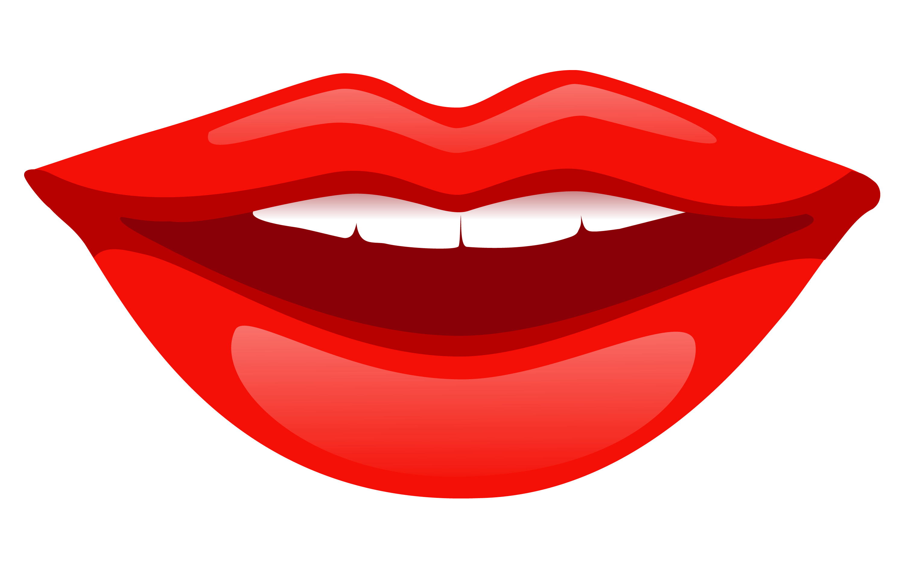 Cartoon Lips PNG HD Isolated