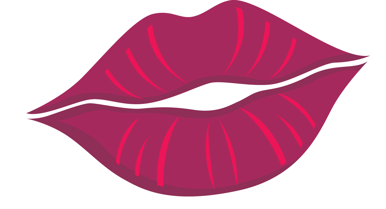 Cartoon Lips PNG Isolated Pic