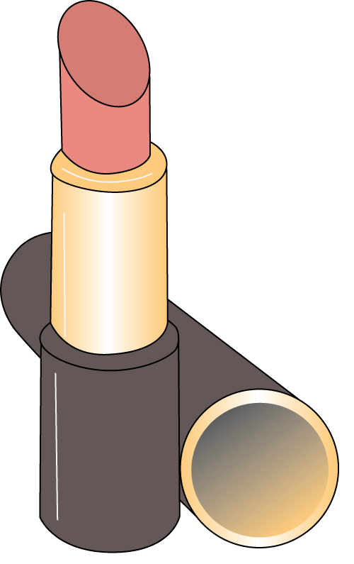 Cartoon Lipstick PNG File