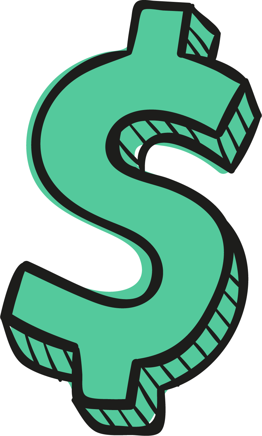 Cartoon Money PNG Isolated Pic