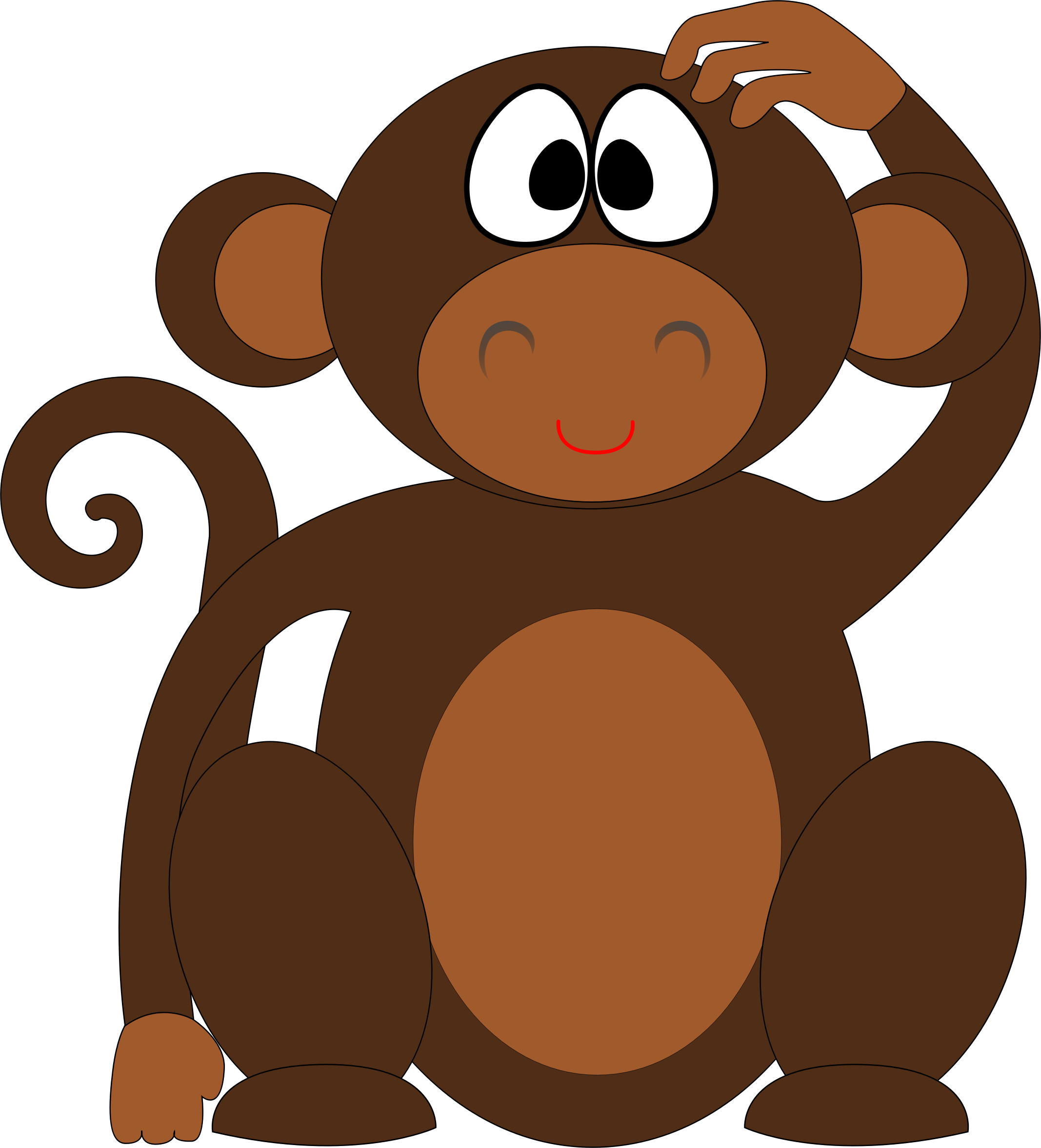 Cartoon Monkey PNG Image