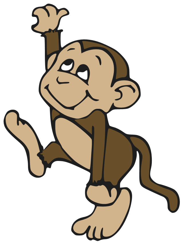 Cartoon Monkey PNG Isolated File