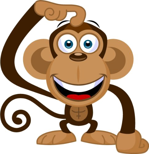 Cartoon Monkey PNG Photo