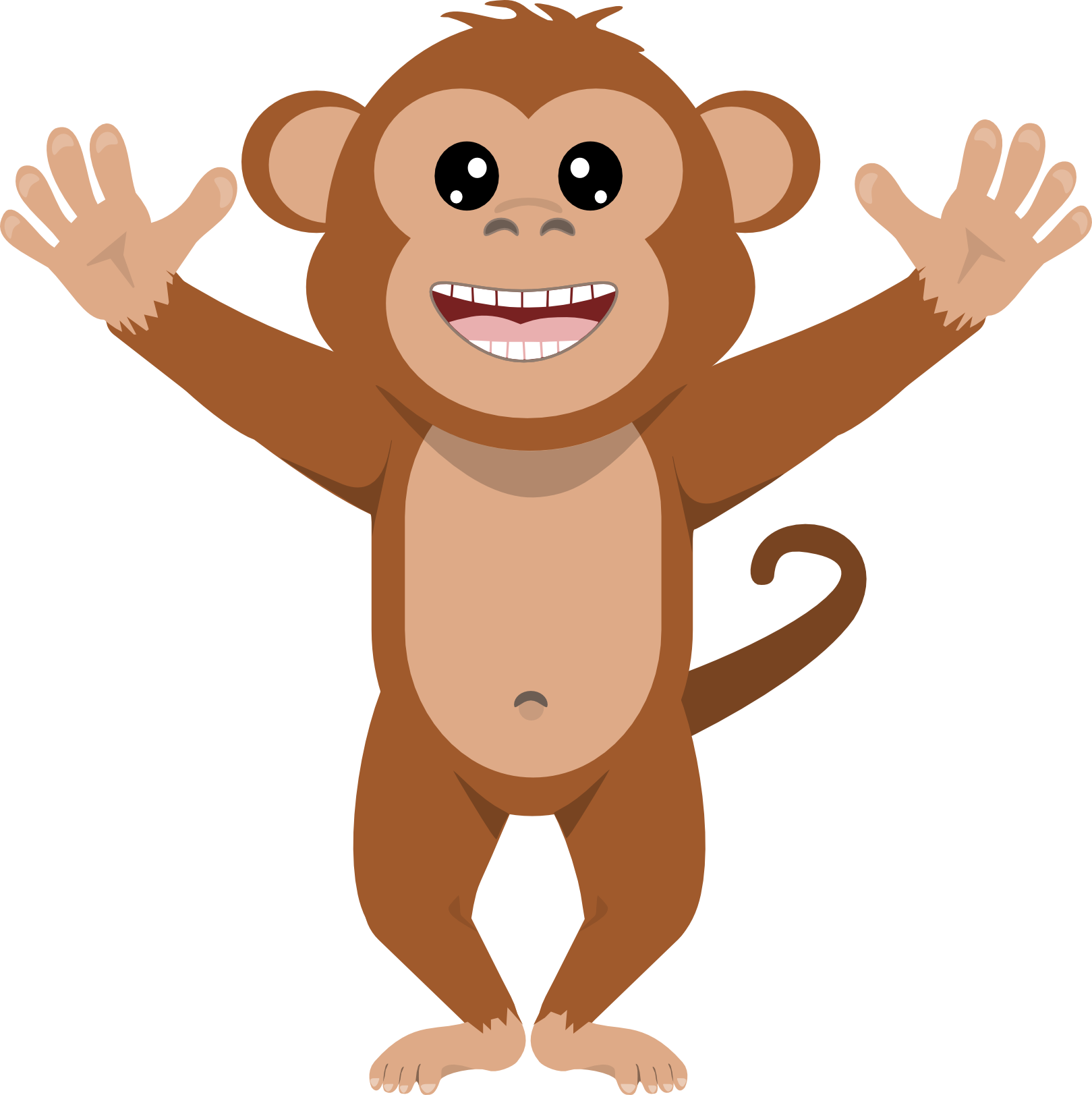 Cartoon Monkey PNG Pic