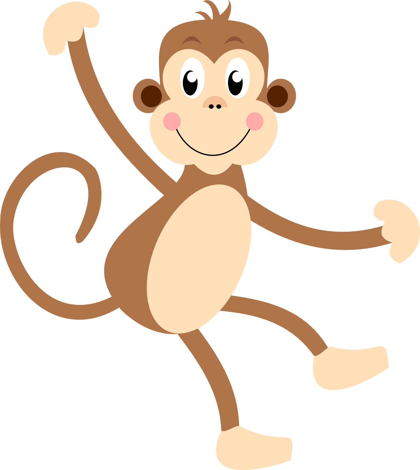 Cartoon Monkey Transparent PNG