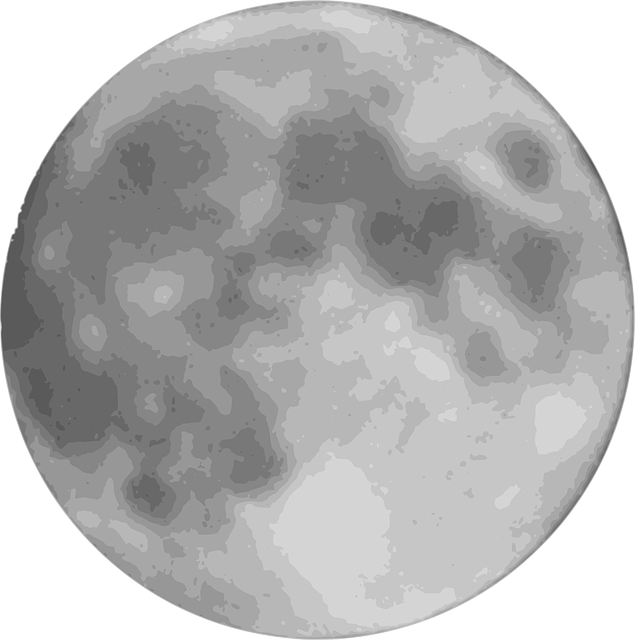 Cartoon Moon PNG Isolated Image