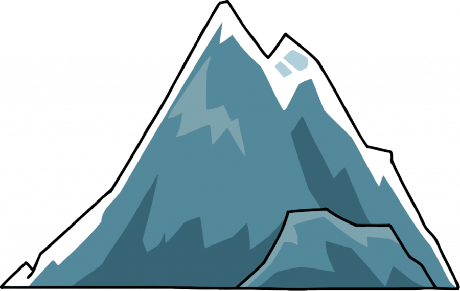 Cartoon Mountains PNG Isolated File