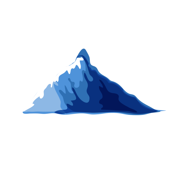 Cartoon Mountains PNG Isolated HD