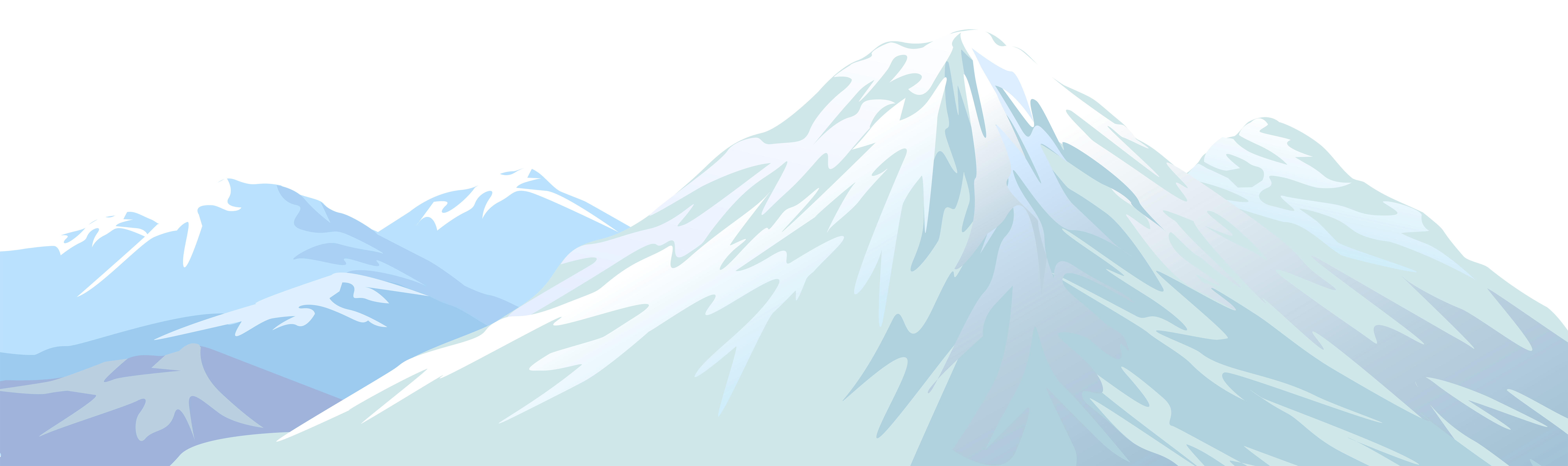 Cartoon Mountains PNG Isolated Pic
