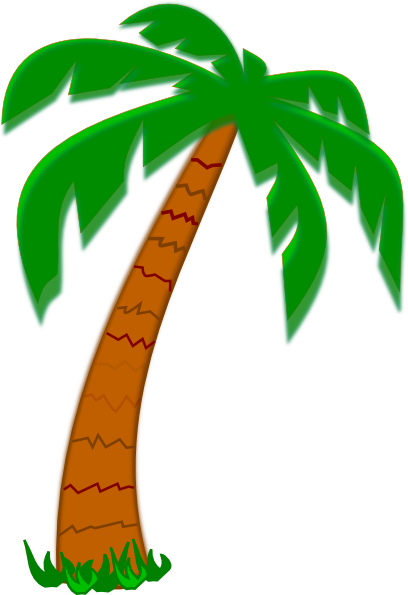 Cartoon Palm Tree PNG Image