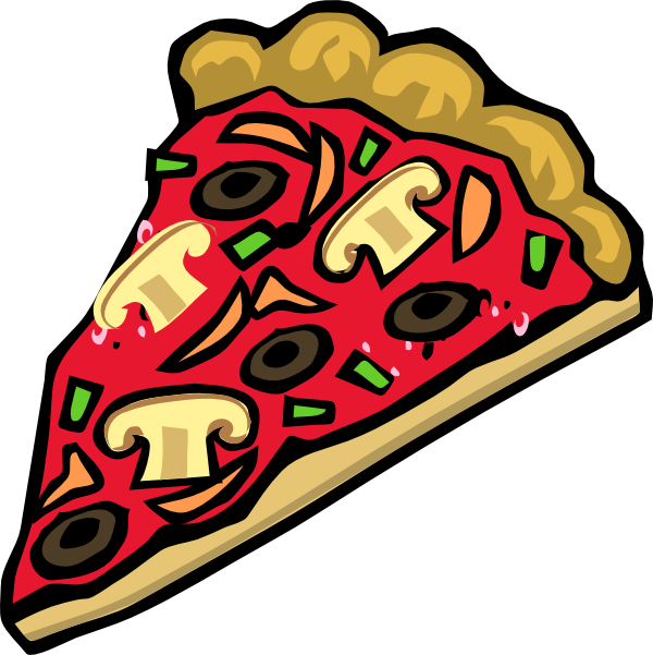 Cartoon Pizza PNG File