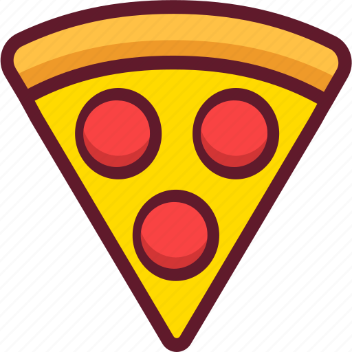Cartoon Pizza PNG Isolated HD