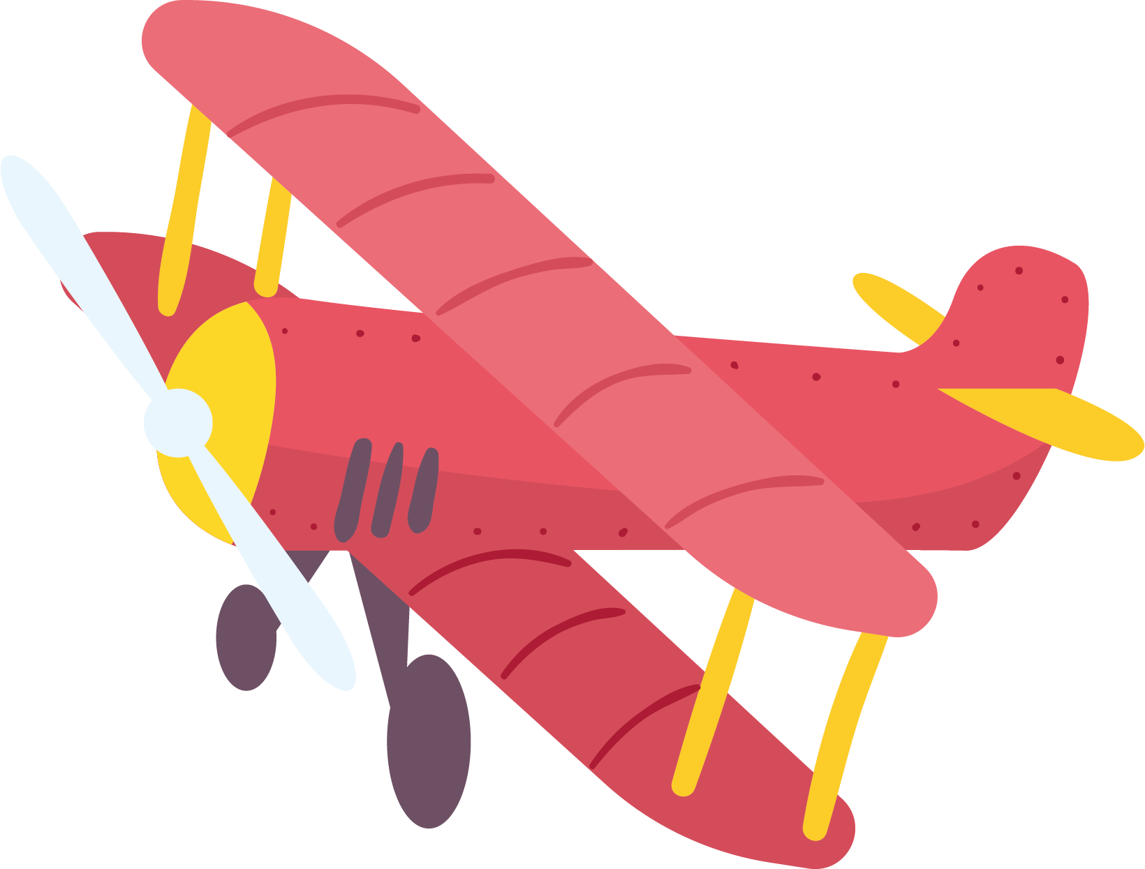 Cartoon Plane PNG Image