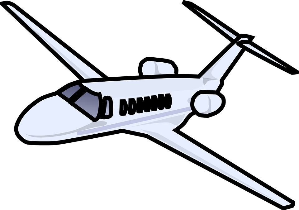 Cartoon Plane PNG Isolated File