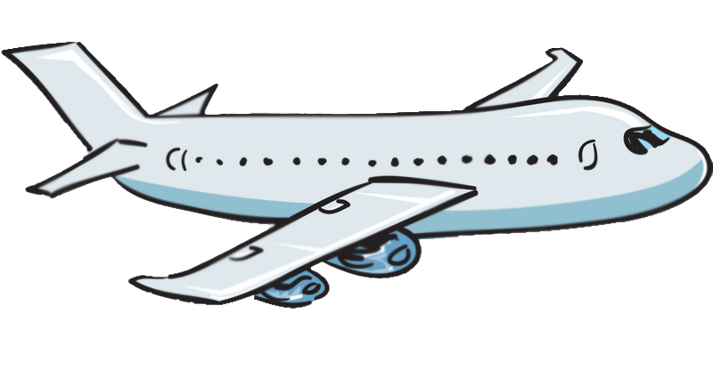 Cartoon Plane PNG Transparent
