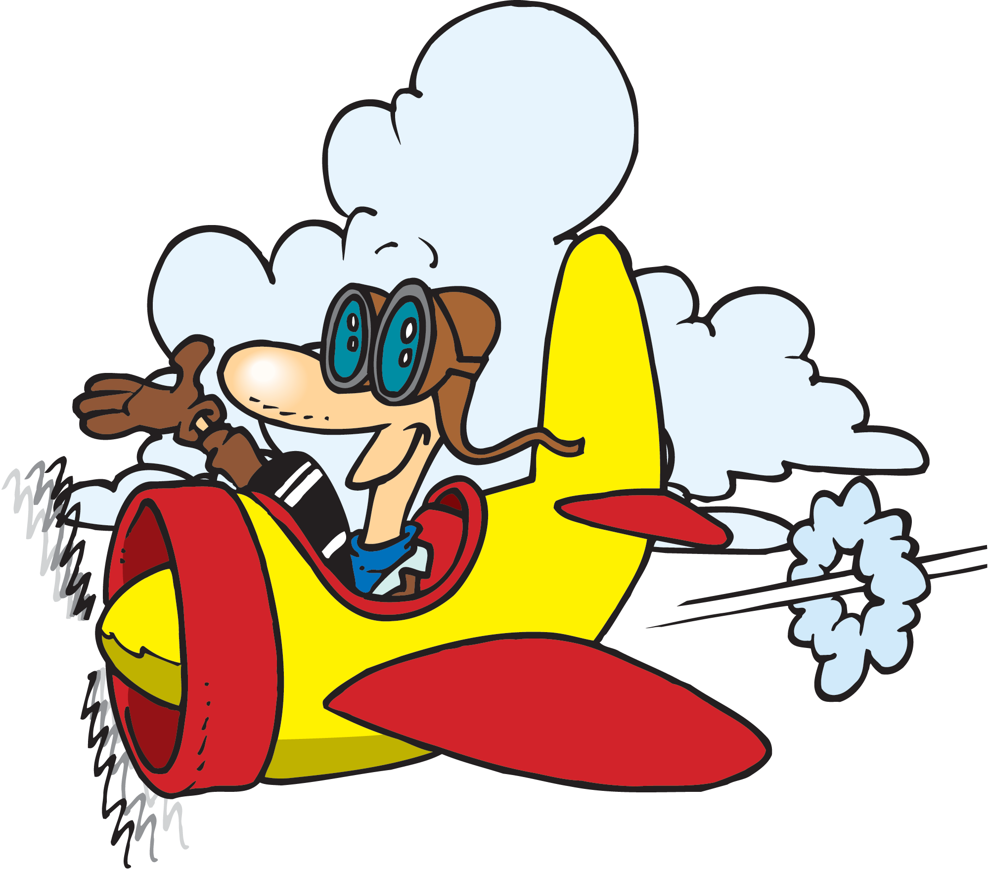 Cartoon Plane PNG
