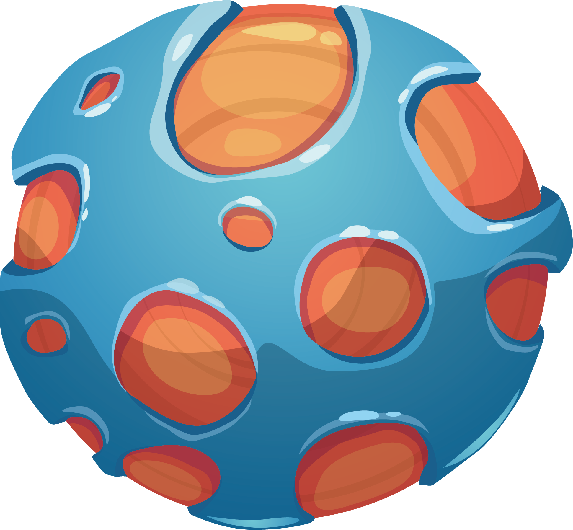 Cartoon Planet PNG File