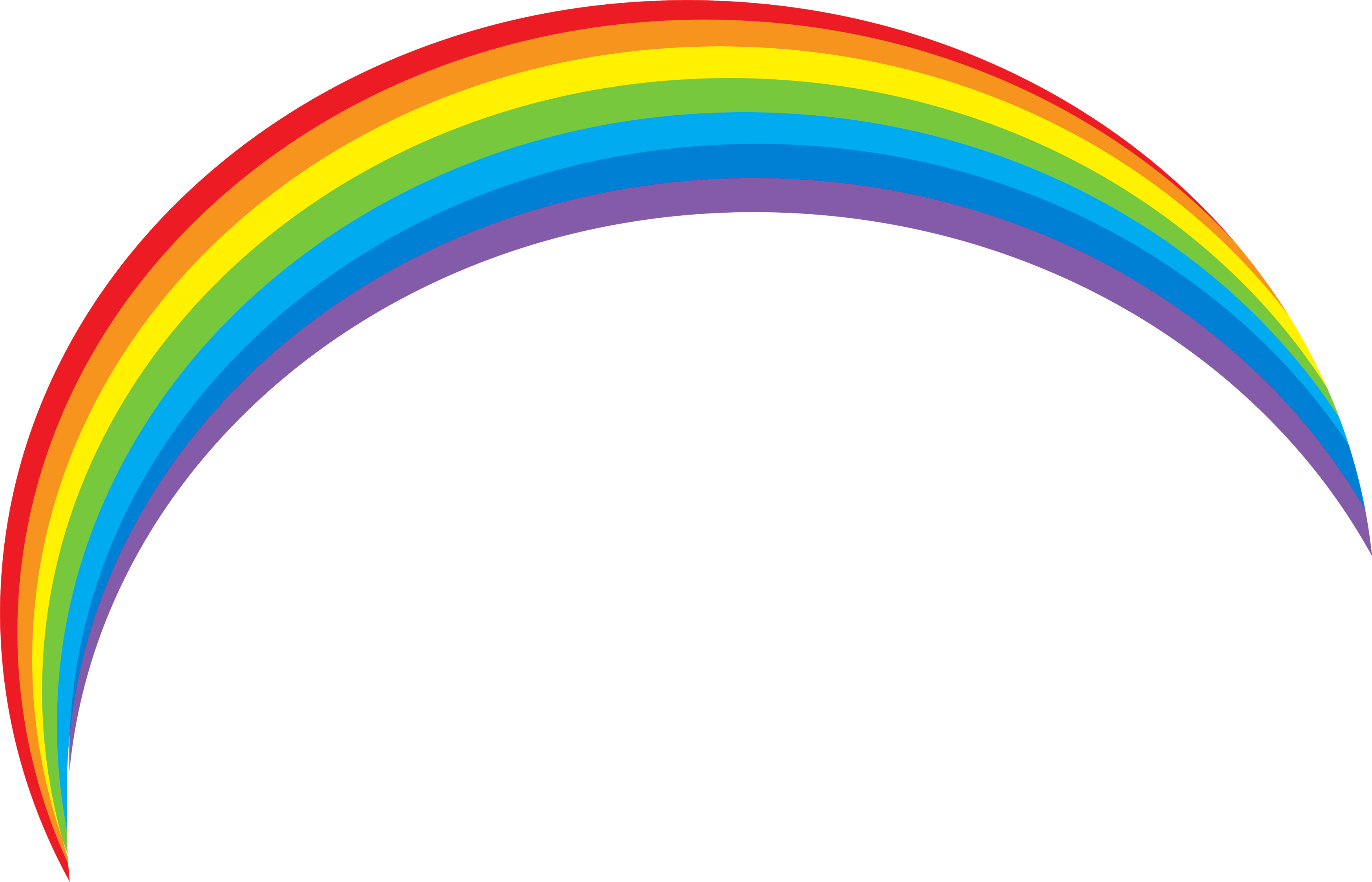 Cartoon Rainbow PNG HD