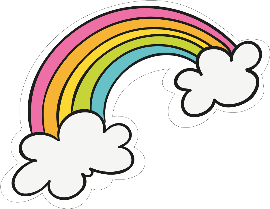 Cartoon Rainbow PNG Photo