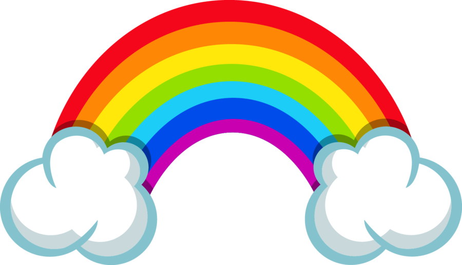 Cartoon Rainbow PNG Pic