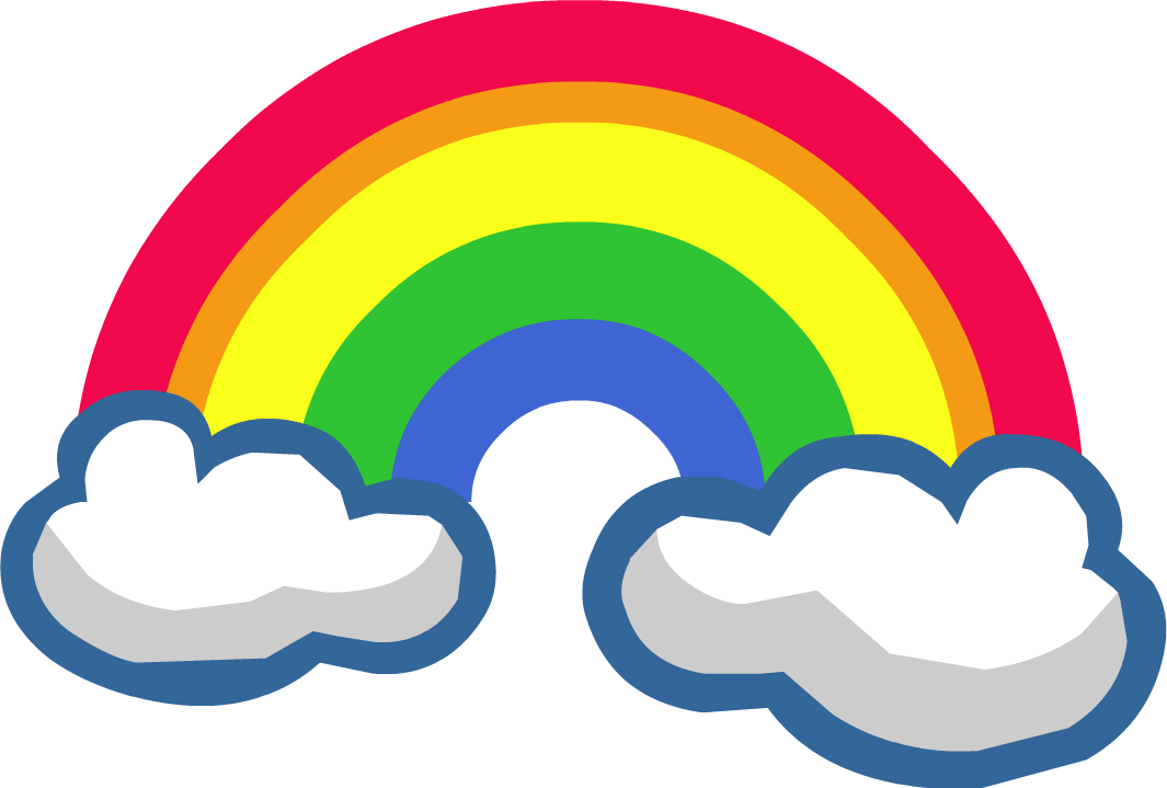 Cartoon Rainbow Transparent PNG