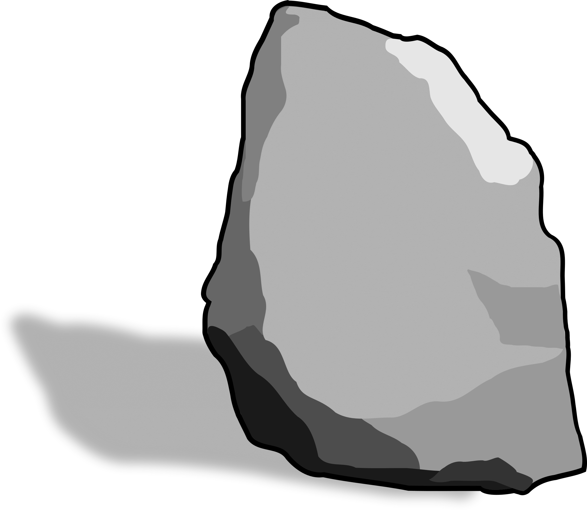 Cartoon Rock PNG HD Isolated