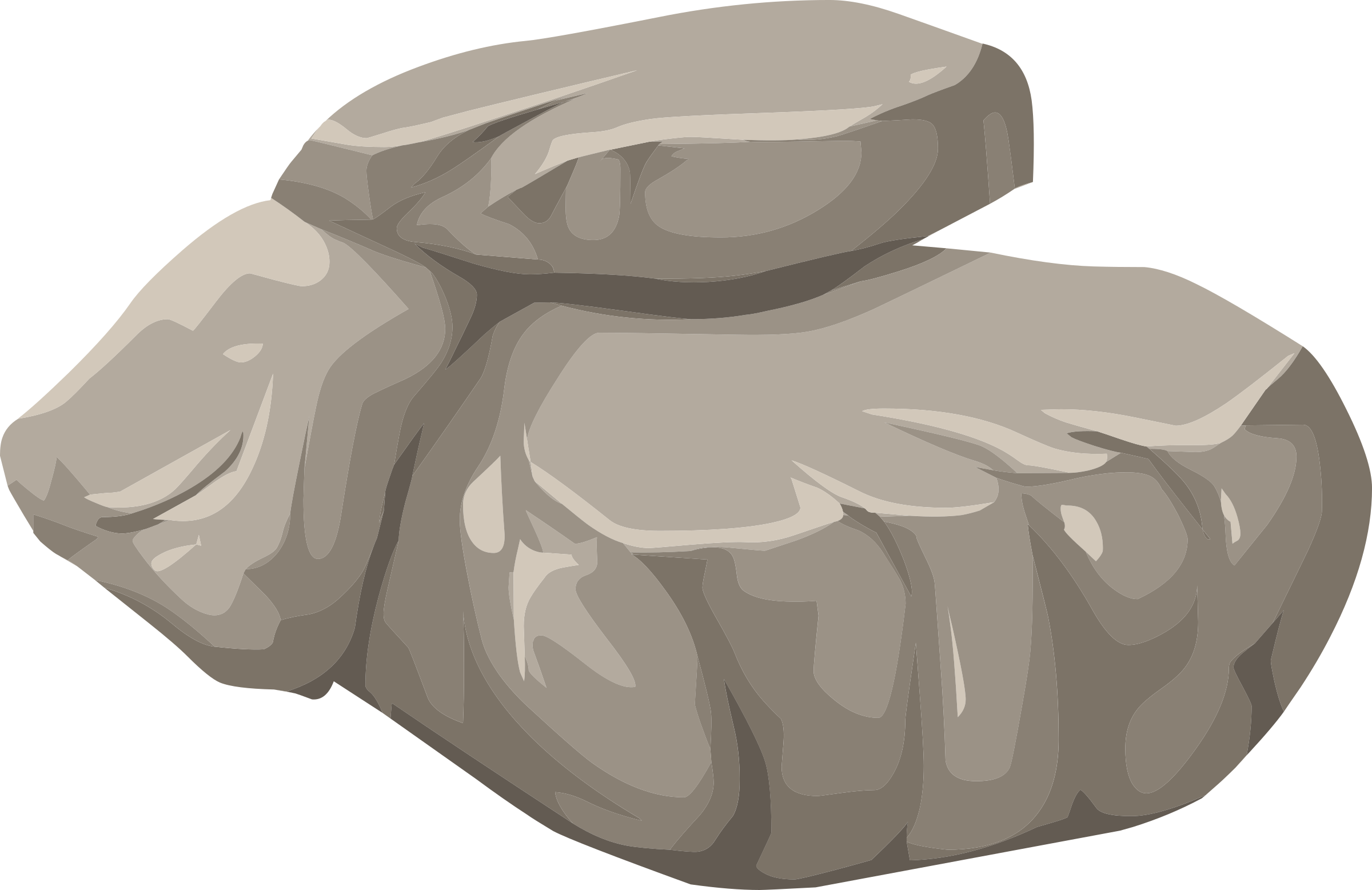 Cartoon Rock PNG Isolated File