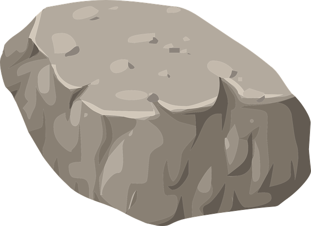 Cartoon Rock PNG Isolated Pic
