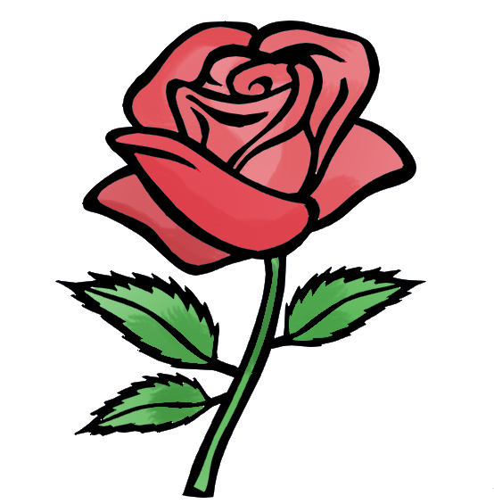 Cartoon Roses PNG Clipart