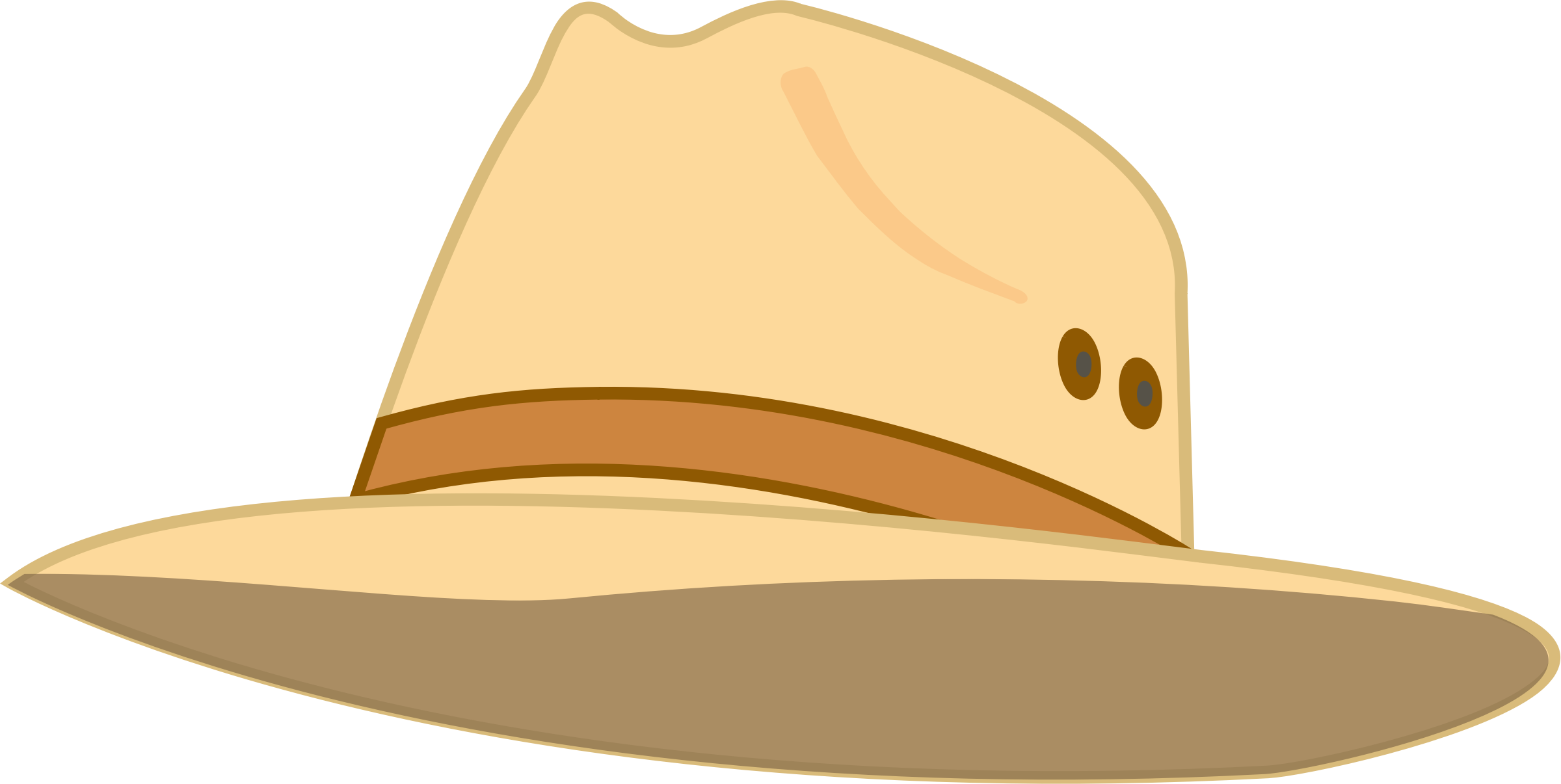 Cartoon Safari Hat PNG Transparent