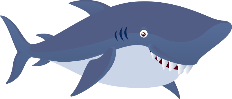 Cartoon Shark PNG HD