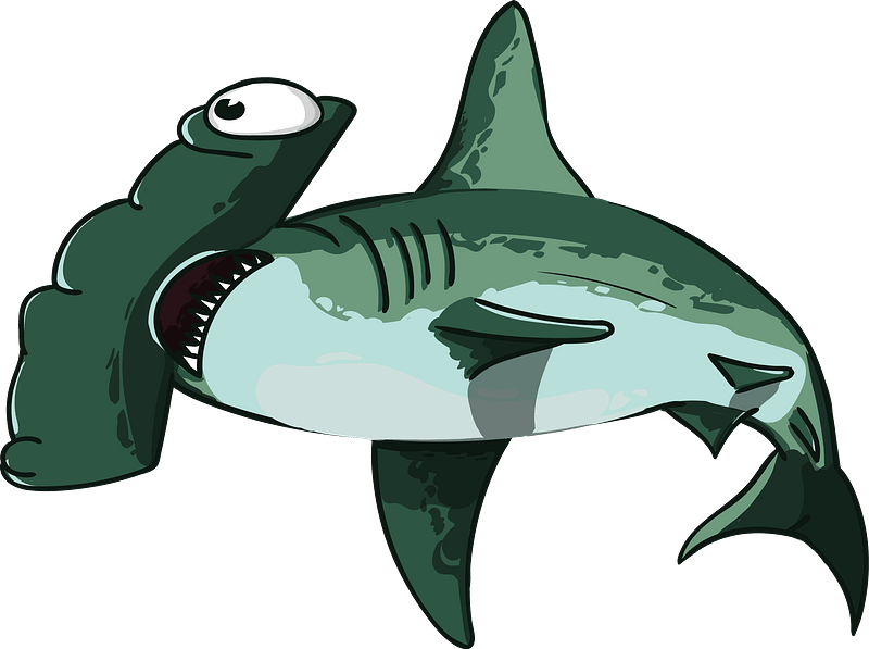 Cartoon Shark Transparent PNG
