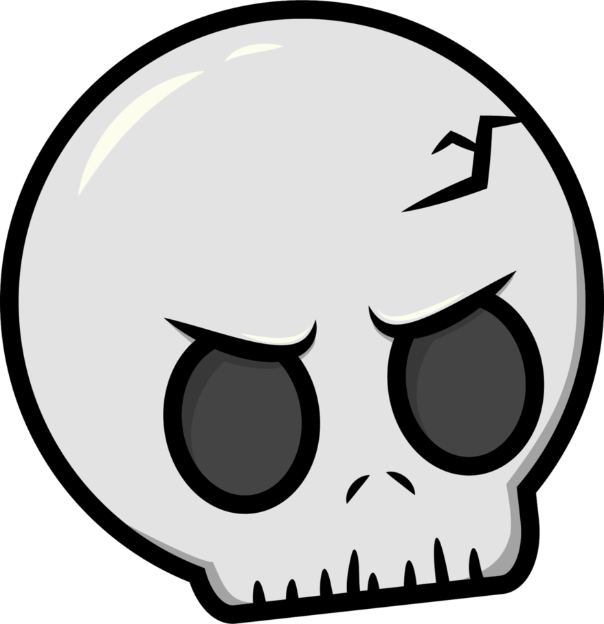 Cartoon Skull PNG File