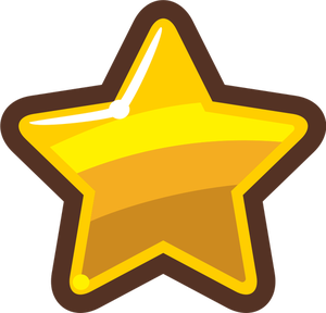 Cartoon Star PNG Isolated HD