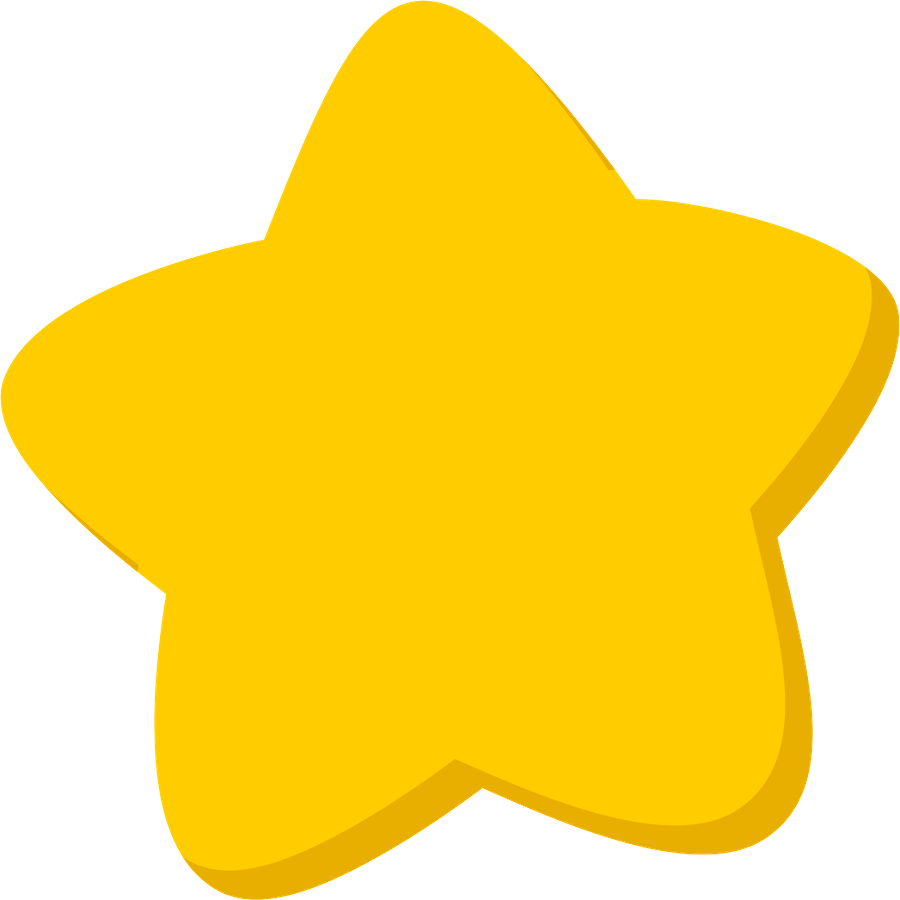 Cartoon Star PNG Isolated Pic
