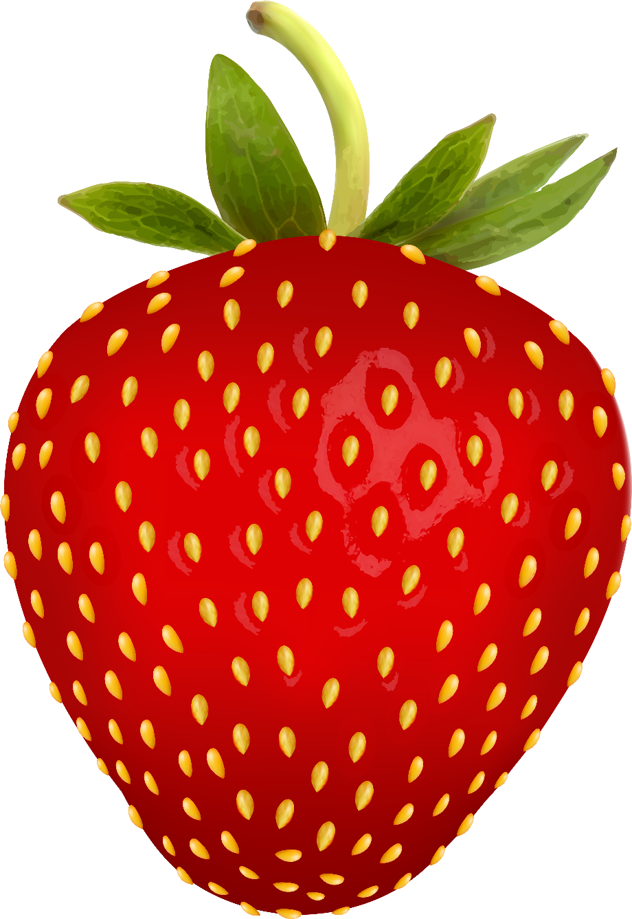 Cartoon Strawberry PNG Image