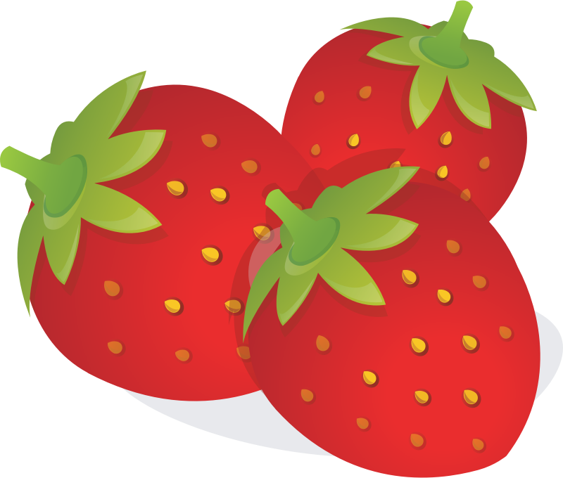 Cartoon Strawberry PNG Isolated File
